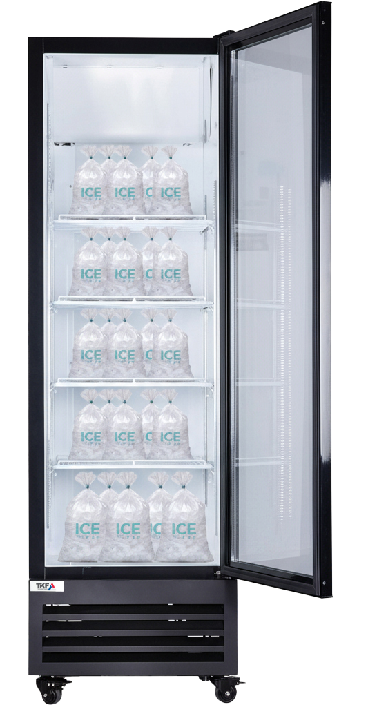 Upright freezers